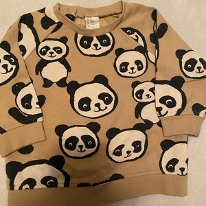 Panda baby sweater
